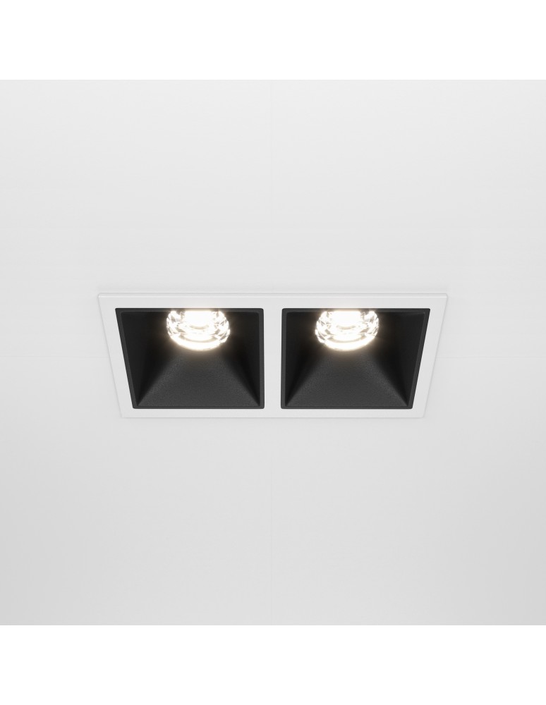 Maytoni Alfa LED Podtynkowa LED 20W 1000lm 4000K Biały, Czarny DL043-02-10W4K-D-SQ-WB Maytoni Alfa LED Podtynkowa LED 20W 1000lm 4000K Biały, Czarny DL043-02-10W4K-D-SQ-WB