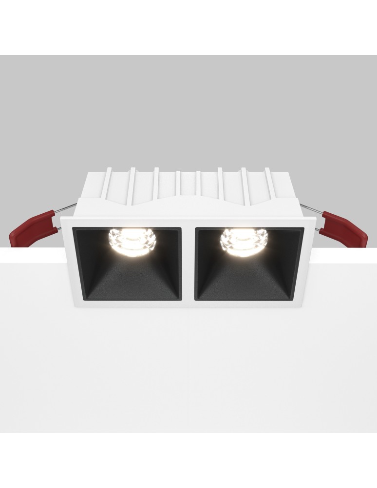 Maytoni Alfa LED Podtynkowa LED 20W 1000lm 4000K Biały, Czarny DL043-02-10W4K-D-SQ-WB Maytoni Alfa LED Podtynkowa LED 20W 1000lm 4000K Biały, Czarny DL043-02-10W4K-D-SQ-WB