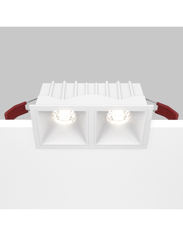 Maytoni Alfa LED Podtynkowa LED 20W 1100lm 4000K Biały DL043-02-10W4K-SQ-W Maytoni Alfa LED Podtynkowa LED 20W 1100lm 4000K Biały DL043-02-10W4K-SQ-W