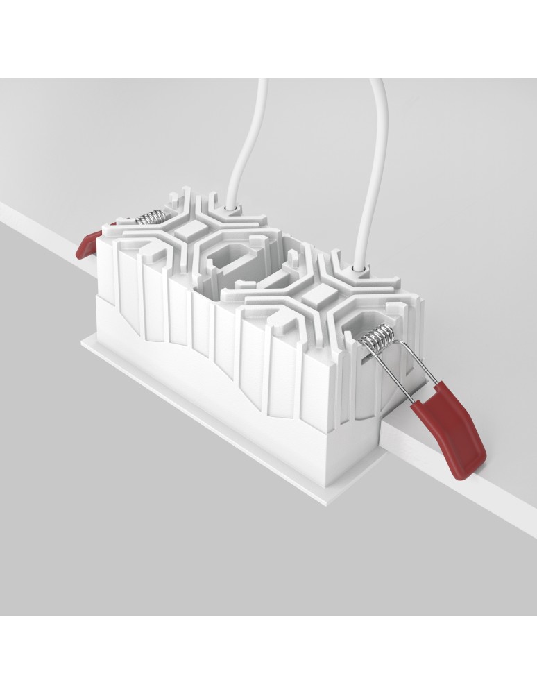 Maytoni Alfa LED Podtynkowa LED 20W 1000lm 4000K Biały, Czarny DL043-02-10W4K-SQ-WB