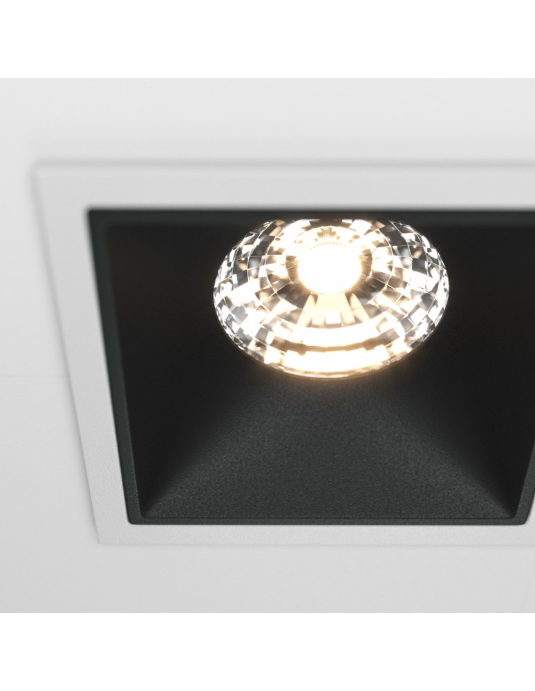 Maytoni Alfa LED Podtynkowa LED 30W 2100lm 3000K Biały, Czarny DL043-02-15W3K-D-SQ-WB Maytoni Alfa LED Podtynkowa LED 30W 2100lm 3000K Biały, Czarny DL043-02-15W3K-D-SQ-WB
