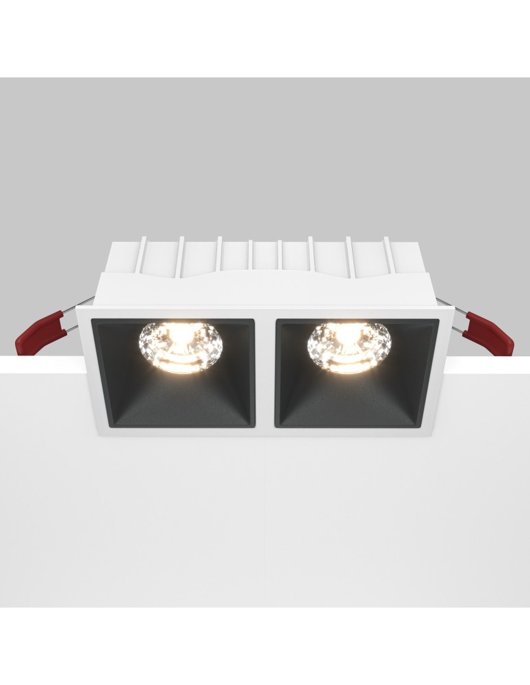Maytoni Alfa LED Podtynkowa LED 30W 2100lm 3000K Biały, Czarny DL043-02-15W3K-D-SQ-WB Maytoni Alfa LED Podtynkowa LED 30W 2100lm 3000K Biały, Czarny DL043-02-15W3K-D-SQ-WB