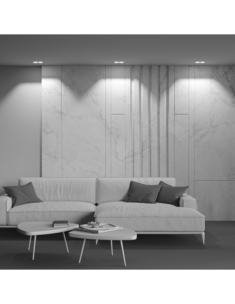 Maytoni Alfa LED Podtynkowa LED 30W 2250lm 3000K Biały DL043-02-15W3K-SQ-W