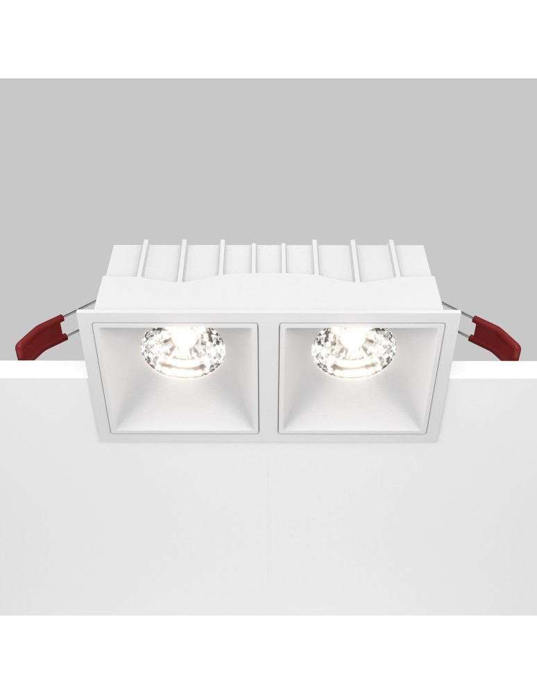 Maytoni Alfa LED Podtynkowa LED 30W 2500lm 4000K Biały DL043-02-15W4K-D-SQ-W Maytoni Alfa LED Podtynkowa LED 30W 2500lm 4000K Biały DL043-02-15W4K-D-SQ-W