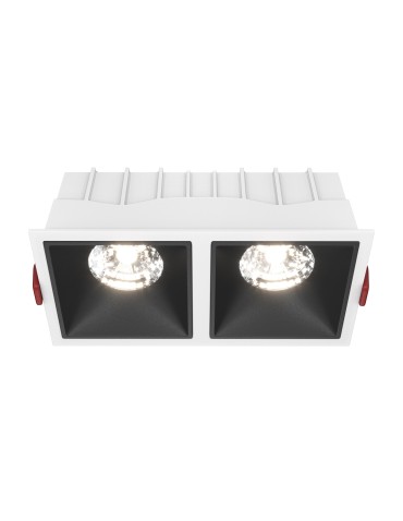 Maytoni Alfa LED Podtynkowa LED 30W 2350lm 4000K Biały, Czarny DL043-02-15W4K-D-SQ-WB
