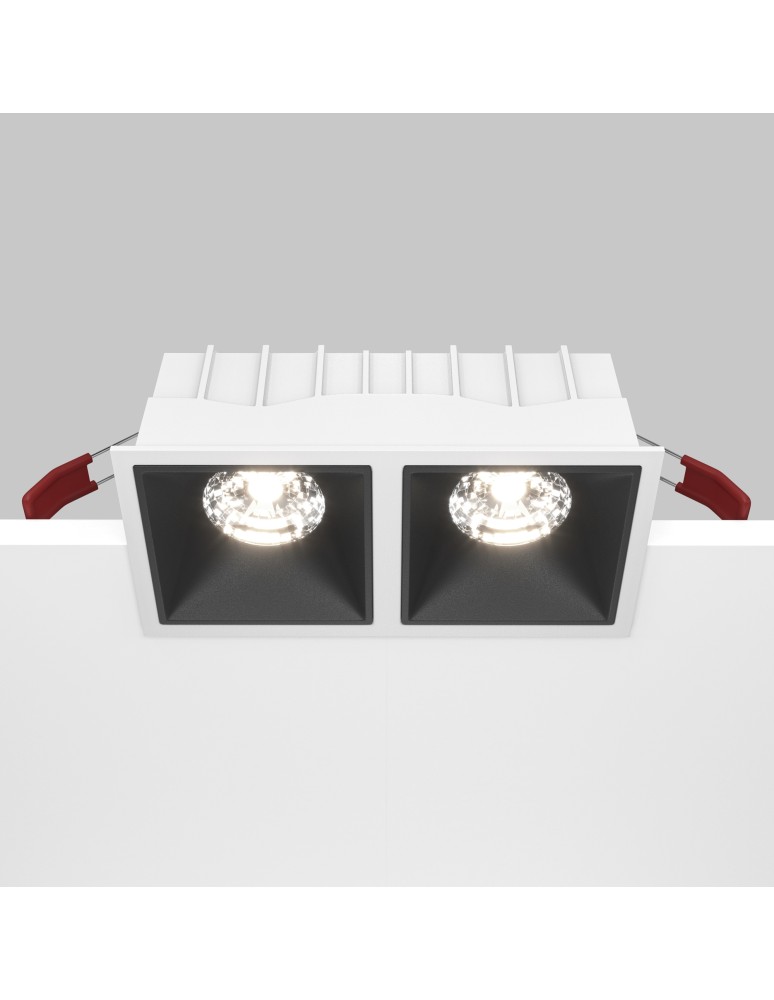 Maytoni Alfa LED Podtynkowa LED 30W 2350lm 4000K Biały, Czarny DL043-02-15W4K-SQ-WB Maytoni Alfa LED Podtynkowa LED 30W 2350lm 4000K Biały, Czarny DL043-02-15W4K-SQ-WB