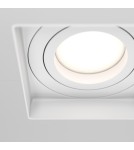 Lampy podtynkowe bezramkowe - trimless - Maytoni Atom Podtynkowa Bezramkowa 1xGU10 50W Biały DL003-01-W - product 2