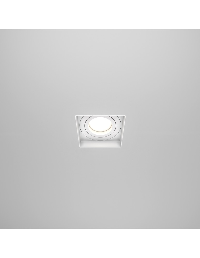 Maytoni Atom Podtynkowa Bezramkowa 1xGU10 50W Biały DL003-01-W