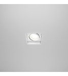 Lampy podtynkowe bezramkowe - trimless - Maytoni Atom Podtynkowa Bezramkowa 1xGU10 50W Biały DL003-01-W - product 4