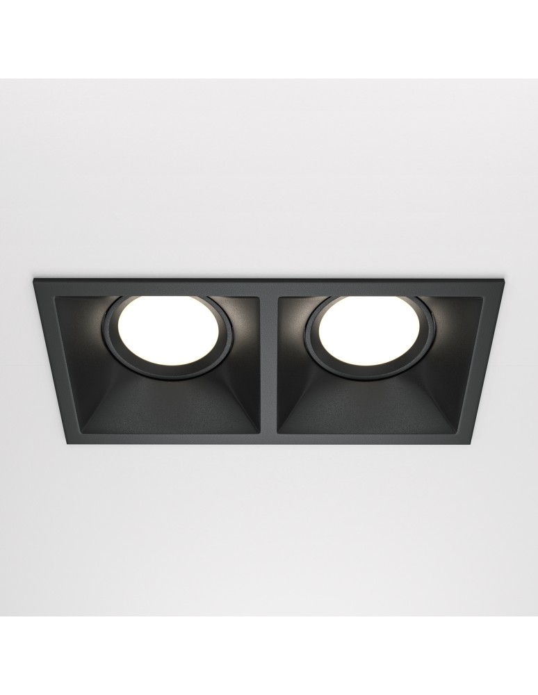 Maytoni Dot Podtynkowa 2xGU10 50W Black DL029-2-02B Maytoni Dot Podtynkowa 2xGU10 50W Black DL029-2-02B