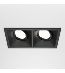 Maytoni Dot Podtynkowa 2xGU10 50W Black DL029-2-02B Maytoni Dot Podtynkowa 2xGU10 50W Black DL029-2-02B