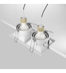 Maytoni Dot Podtynkowa 2xGU10 50W Biały DL029-2-02W Maytoni Dot Podtynkowa 2xGU10 50W Biały DL029-2-02W