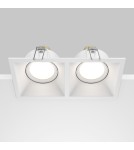 Maytoni Dot Podtynkowa 2xGU10 50W Biały DL029-2-02W Maytoni Dot Podtynkowa 2xGU10 50W Biały DL029-2-02W