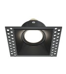 Lampy podtynkowe bezramkowe - trimless - Maytoni Dot Podtynkowa Bezramkowa do Szpachlowania 1xGU10 50W Black DL042-01-SQ-B - product 1
