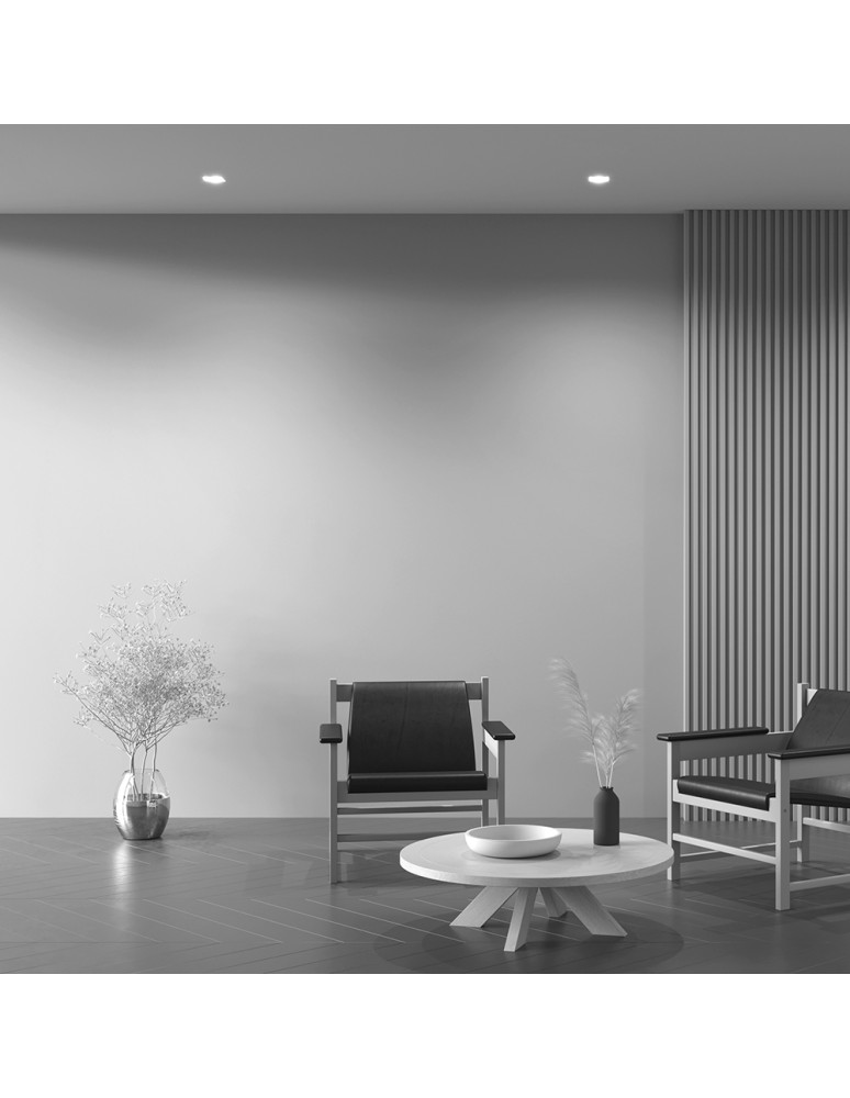 Lampy podtynkowe bezramkowe - trimless - Maytoni Dot Podtynkowa Bezramkowa do Szpachlowania 1xGU10 50W Black DL042-01-SQ-B - product kolory-swiatla.pl 8