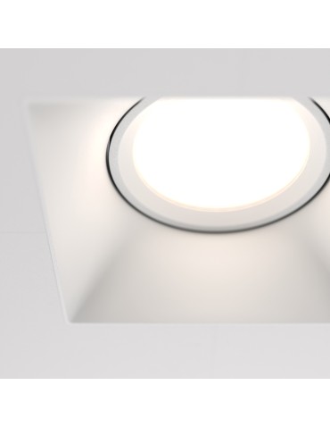 Maytoni Dot Podtynkowa Bezramkowa do Szpachlowania 1xGU10 50W Biały DL042-01-SQ-W - produkt 2