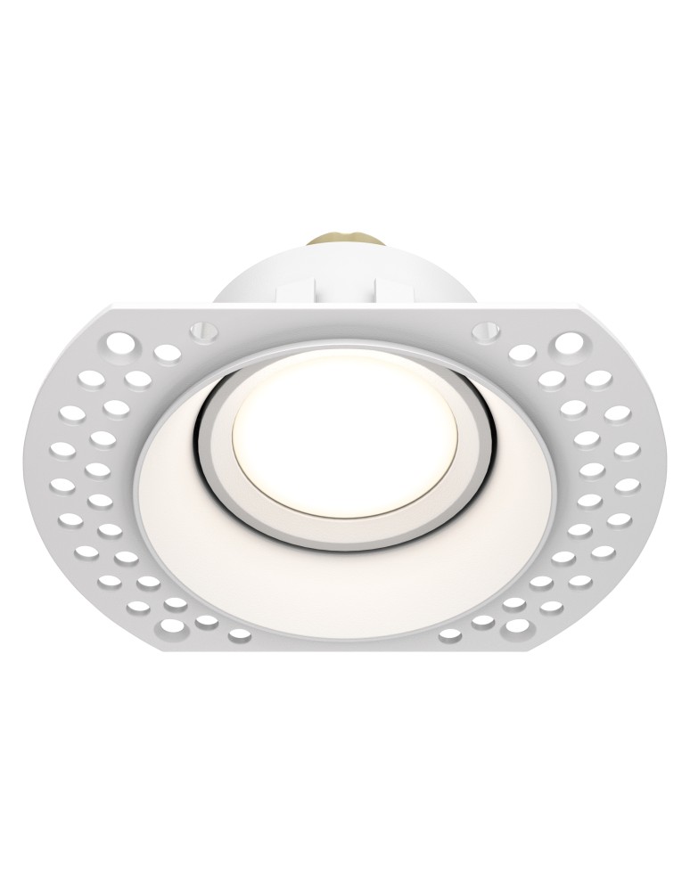 Maytoni Dot Podtynkowa Bezramkowa do Szpachlowania 1xGU10 50W Biały DL042-01-RD-W Maytoni Dot Podtynkowa Bezramkowa do Szpachlowania 1xGU10 50W Biały DL042-01-RD-W
