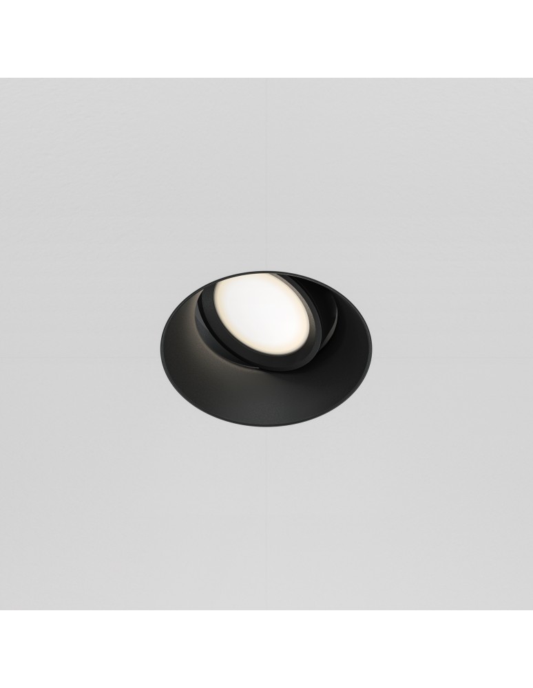 Maytoni Dot Podtynkowa Bezramkowa do Szpachlowania 1xGU10 50W Black DL042-01-RD-B Maytoni Dot Podtynkowa Bezramkowa do Szpachlowania 1xGU10 50W Black DL042-01-RD-B