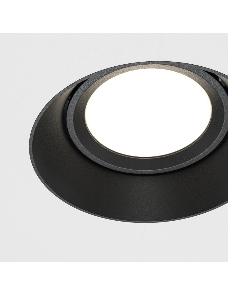 Maytoni Dot Podtynkowa Bezramkowa do Szpachlowania 1xGU10 50W Black DL042-01-RD-B Maytoni Dot Podtynkowa Bezramkowa do Szpachlowania 1xGU10 50W Black DL042-01-RD-B