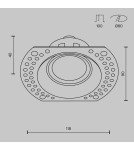 Maytoni Dot Podtynkowa Bezramkowa do Szpachlowania 1xGU10 50W Black DL042-01-RD-B Maytoni Dot Podtynkowa Bezramkowa do Szpachlowania 1xGU10 50W Black DL042-01-RD-B
