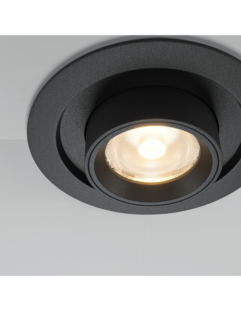 Maytoni Hidden Podtynkowa LED 10W 760lm 3000K Black DL095-01-10W3K-B Maytoni Hidden Podtynkowa LED 10W 760lm 3000K Black DL095-01-10W3K-B