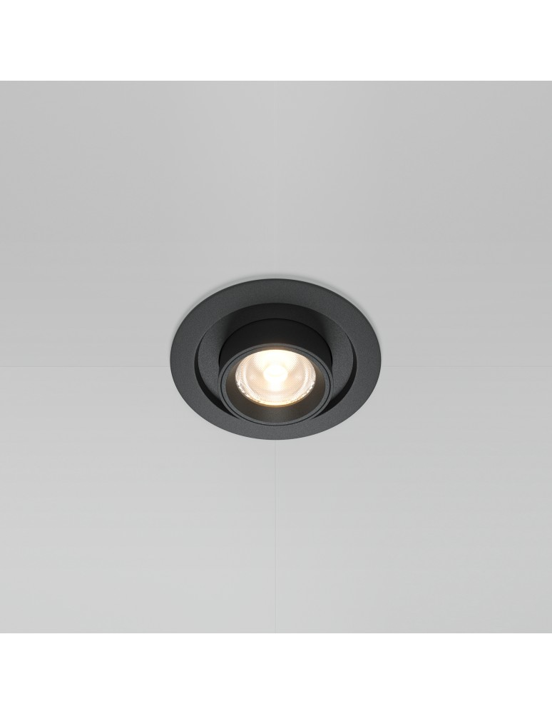 Maytoni Hidden Podtynkowa LED 10W 760lm 3000K Black DL095-01-10W3K-B Maytoni Hidden Podtynkowa LED 10W 760lm 3000K Black DL095-01-10W3K-B