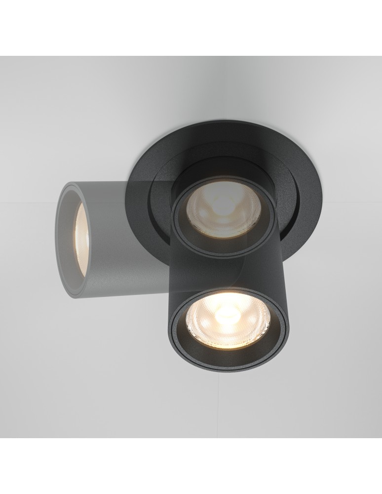 Maytoni Hidden Podtynkowa LED 10W 760lm 3000K Black DL095-01-10W3K-B Maytoni Hidden Podtynkowa LED 10W 760lm 3000K Black DL095-01-10W3K-B