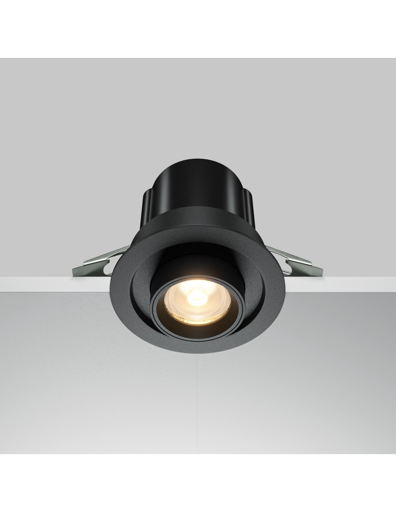 Maytoni Hidden Podtynkowa LED 10W 760lm 3000K Black DL095-01-10W3K-B Maytoni Hidden Podtynkowa LED 10W 760lm 3000K Black DL095-01-10W3K-B