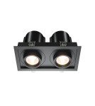 Lampy podtynkowe LED - Maytoni Hidden Podtynkowa LED 20W 1400lm 3000K Black DL095-02-10W3K-B - product 1