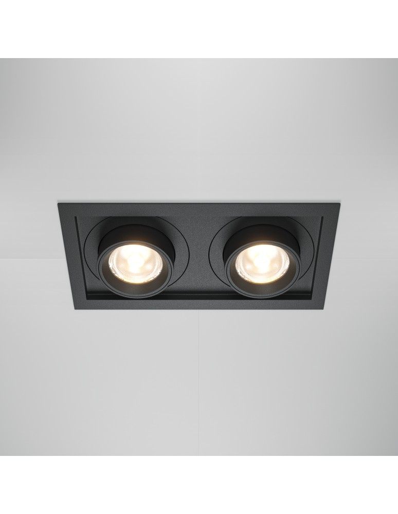 Maytoni Hidden Podtynkowa LED 20W 1400lm 3000K Black DL095-02-10W3K-B