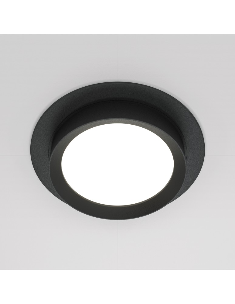 Maytoni Hoop Podtynkowa 1xGX53 15W Black DL086-GX53-RD-B Maytoni Hoop Podtynkowa 1xGX53 15W Black DL086-GX53-RD-B