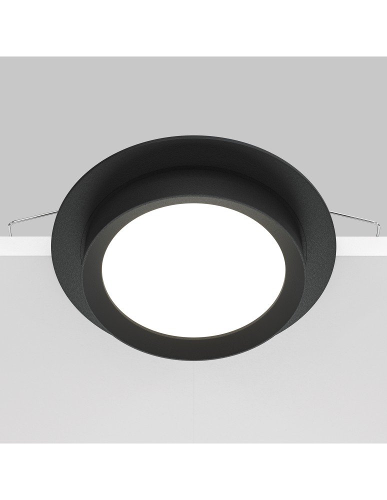 Maytoni Hoop Podtynkowa 1xGX53 15W Black DL086-GX53-RD-B Maytoni Hoop Podtynkowa 1xGX53 15W Black DL086-GX53-RD-B