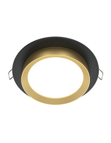 Maytoni Hoop Podtynkowa 1xGX53 15W Czarny, Złoty DL086-GX53-RD-BG