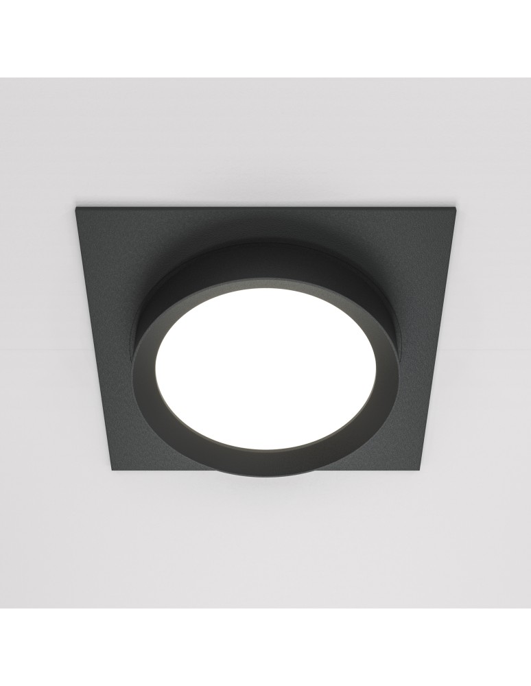 Maytoni Hoop Podtynkowa 1xGX53 15W Black DL086-GX53-SQ-B Maytoni Hoop Podtynkowa 1xGX53 15W Black DL086-GX53-SQ-B