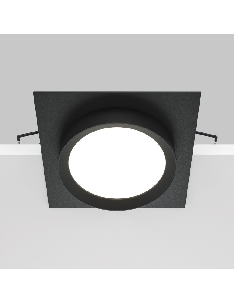Maytoni Hoop Podtynkowa 1xGX53 15W Black DL086-GX53-SQ-B Maytoni Hoop Podtynkowa 1xGX53 15W Black DL086-GX53-SQ-B