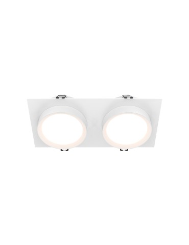 Maytoni Hoop Podtynkowa 2xGX53 15W Biały DL086-02-GX53-SQ-W