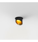 Lampy podtynkowe okrągłe - Maytoni Lipari Podtynkowa 1xGU10 12W Czarny, Złoty DL044-01-GU10-B - product 3
