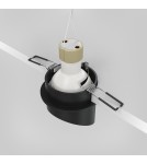 Lampy podtynkowe okrągłe - Maytoni Lipari Podtynkowa 1xGU10 12W Czarny, Złoty DL044-01-GU10-B - product 4