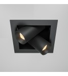 Lampy podtynkowe LED - Maytoni Magnum Podtynkowa LED 14W 1000lm 3000K Black DL094-02-7W3K-B - product 1