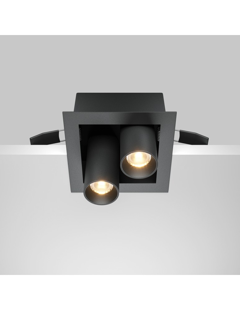 Maytoni Magnum Podtynkowa LED 14W 1000lm 3000K Black DL094-02-7W3K-B