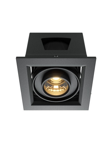 Maytoni Metal Modern Podtynkowa LED 10W 650lm 3000K Black DL093-01-10W3K-B