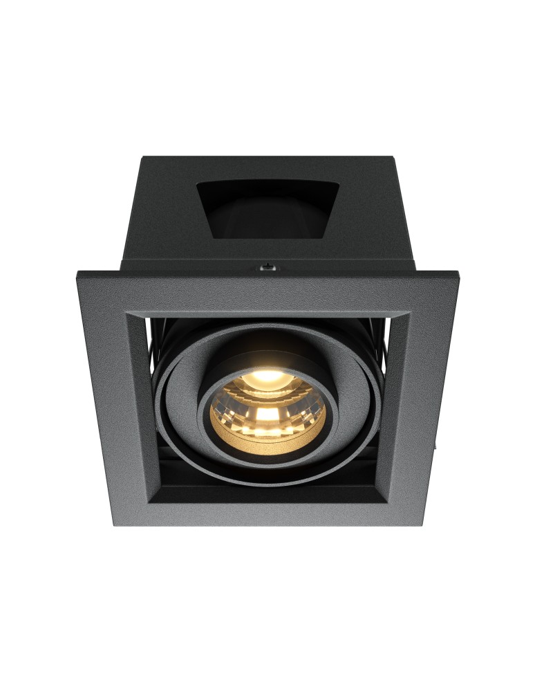 Maytoni Metal Modern Podtynkowa LED 10W 650lm 3000K Black DL093-01-10W3K-B