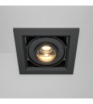 Lampy podtynkowe LED - Maytoni Metal Modern Podtynkowa LED 10W 650lm 3000K Black DL093-01-10W3K-B - product 3