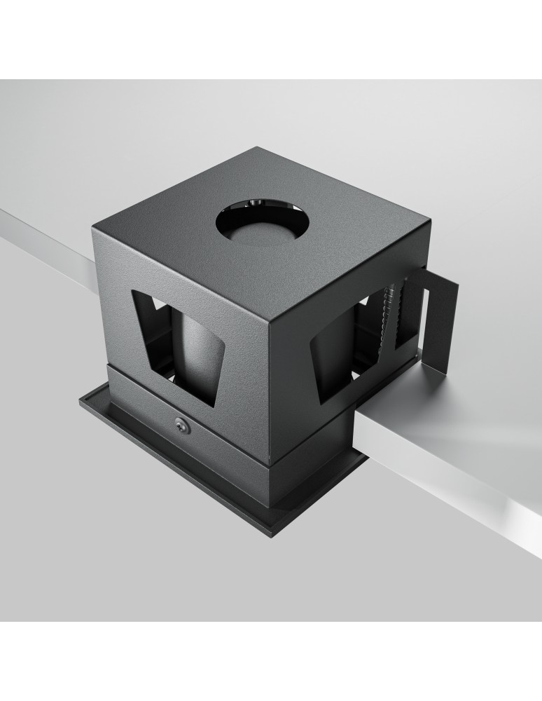 Maytoni Metal Modern Podtynkowa LED 10W 650lm 3000K Black DL093-01-10W3K-B