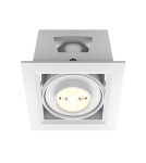 Maytoni Metal Modern Podtynkowa LED 10W 750lm 3000K Biały DL093-01-10W3K-W Maytoni Metal Modern Podtynkowa LED 10W 750lm 3000K Biały DL093-01-10W3K-W