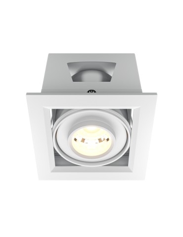 Maytoni Metal Modern Podtynkowa LED 10W 750lm 3000K Biały DL093-01-10W3K-W