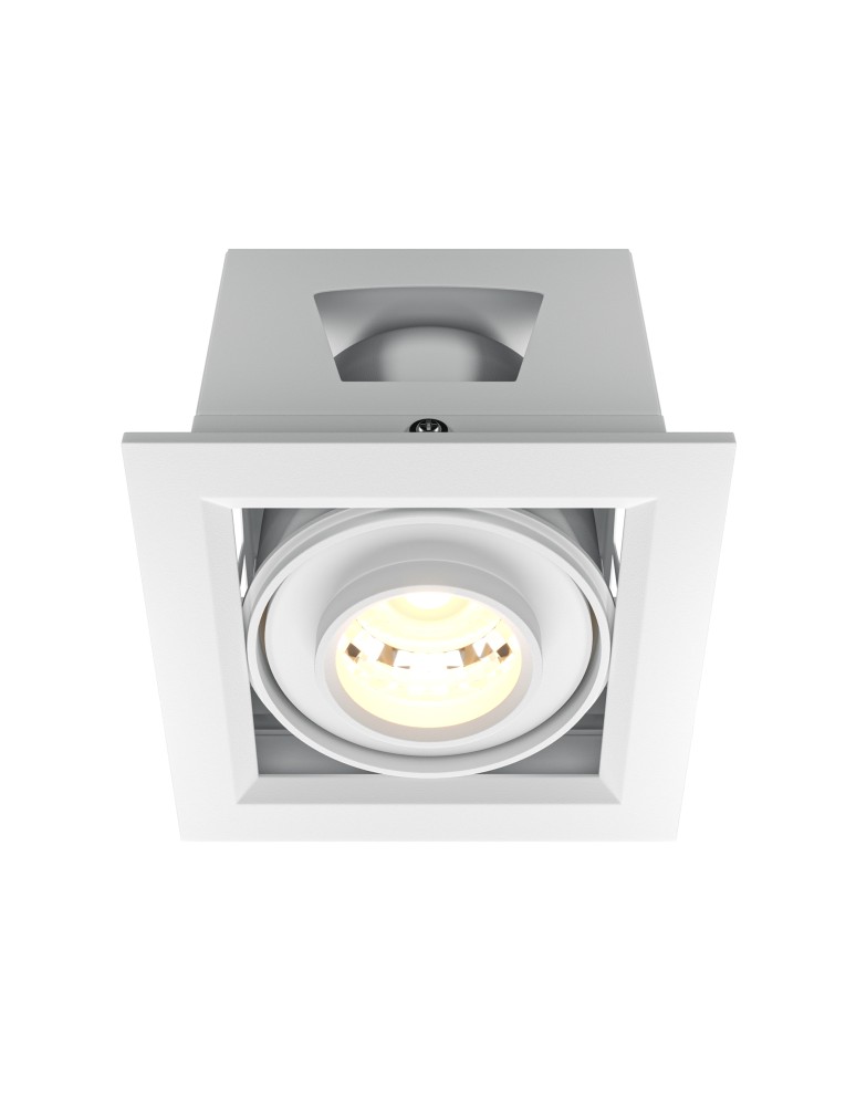 Maytoni Metal Modern Podtynkowa LED 10W 750lm 3000K Biały DL093-01-10W3K-W Maytoni Metal Modern Podtynkowa LED 10W 750lm 3000K Biały DL093-01-10W3K-W