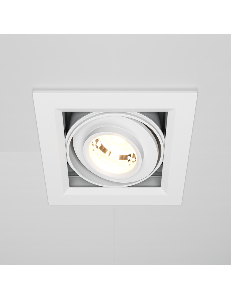 Maytoni Metal Modern Podtynkowa LED 10W 750lm 3000K Biały DL093-01-10W3K-W Maytoni Metal Modern Podtynkowa LED 10W 750lm 3000K Biały DL093-01-10W3K-W