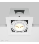 Maytoni Metal Modern Podtynkowa LED 10W 750lm 3000K Biały DL093-01-10W3K-W Maytoni Metal Modern Podtynkowa LED 10W 750lm 3000K Biały DL093-01-10W3K-W