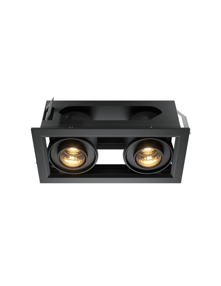 Maytoni Metal Modern Podtynkowa LED 20W 1300lm 3000K Black DL093-02-10W3K-B Maytoni Metal Modern Podtynkowa LED 20W 1300lm 3000K Black DL093-02-10W3K-B